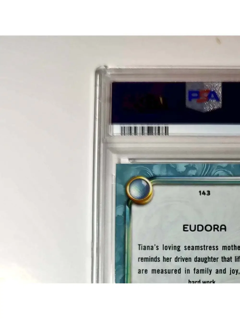 Eudora 2025 Topps Disney #143 Diamond Card The Princess and the Frog PSA 7